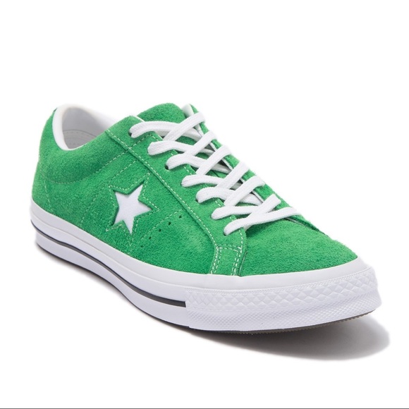 converse suede green